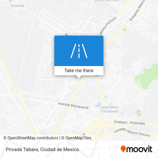 Mapa de Privada Tabara