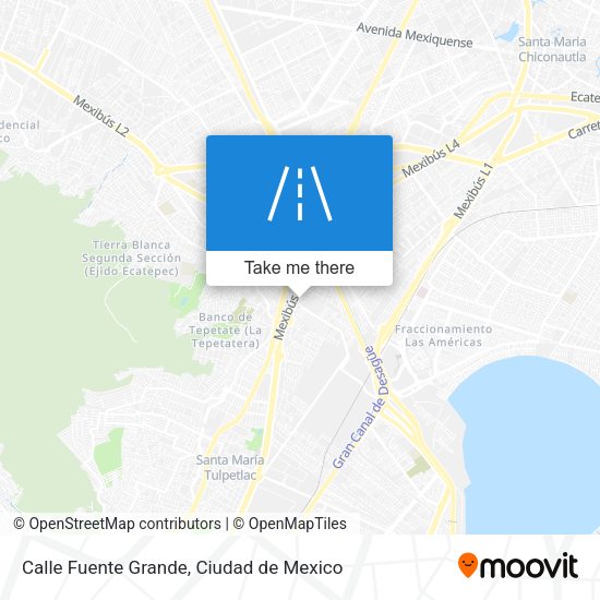 Mapa de Calle Fuente Grande