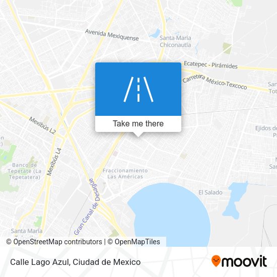 Calle Lago Azul map