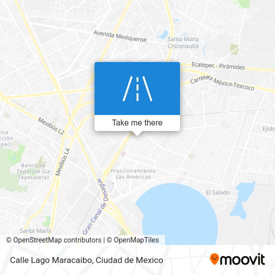 Mapa de Calle Lago Maracaibo