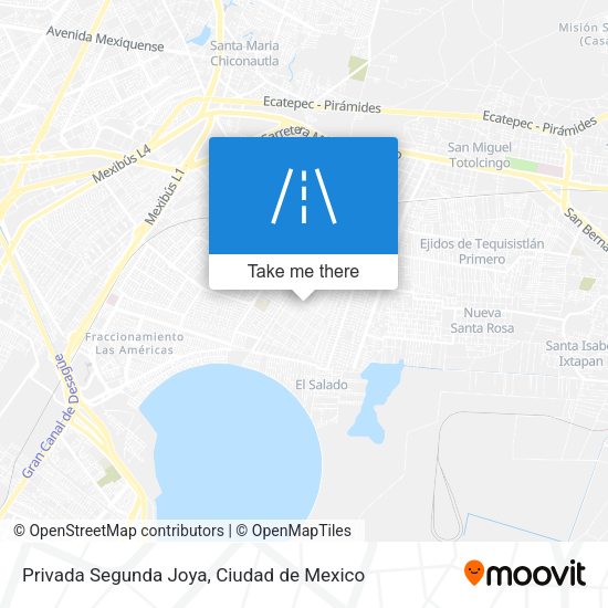 Privada Segunda Joya map
