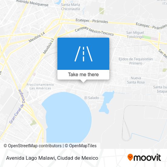 Avenida Lago Malawi map