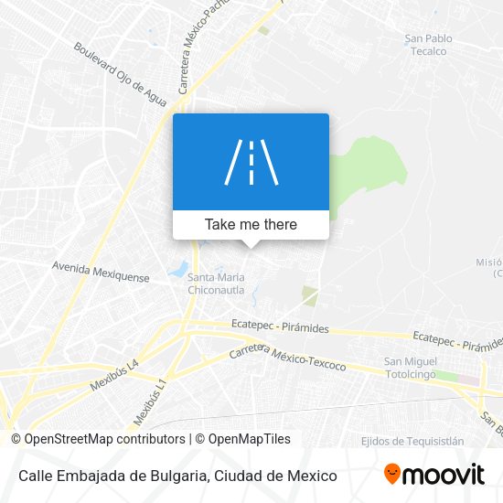 Calle Embajada de Bulgaria map