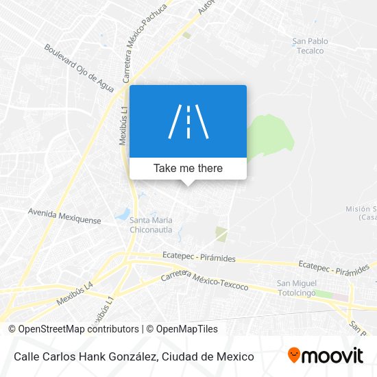 Calle Carlos Hank González map