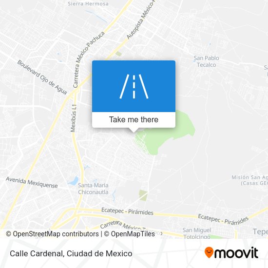 Mapa de Calle Cardenal