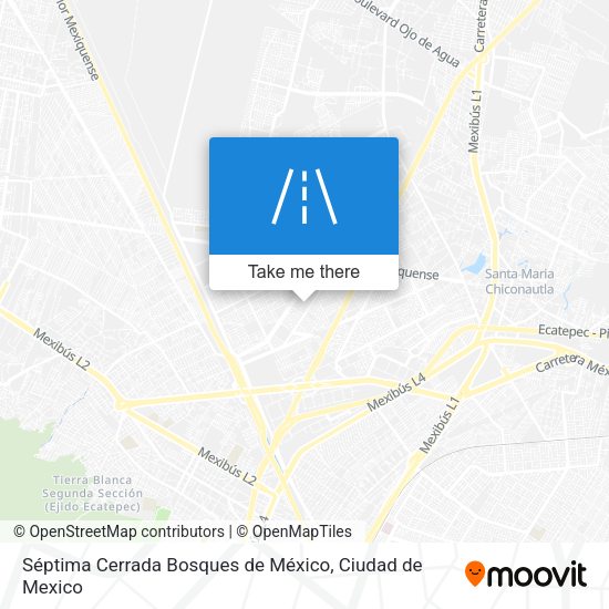 Mapa de Séptima Cerrada Bosques de México