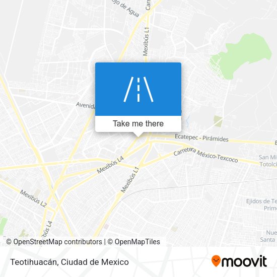 Mapa de Teotihuacán