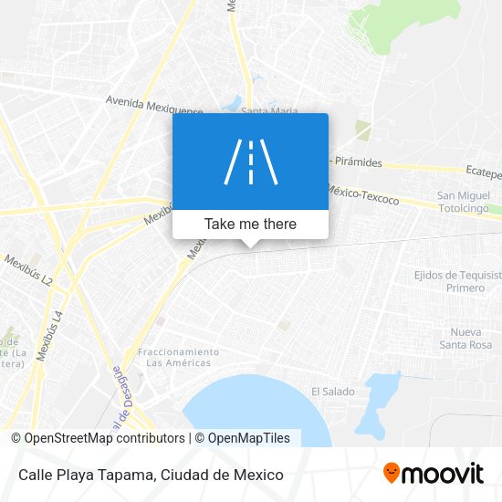 Calle Playa Tapama map