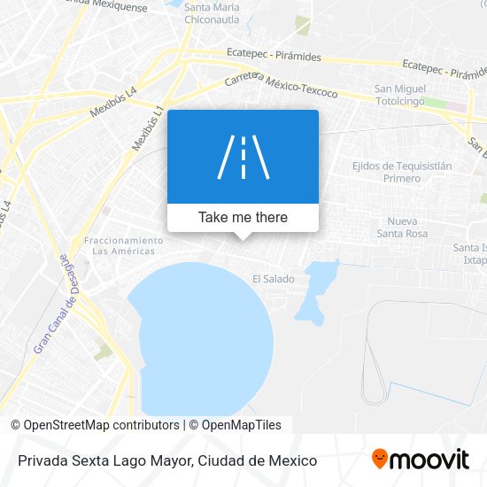 Mapa de Privada Sexta Lago Mayor