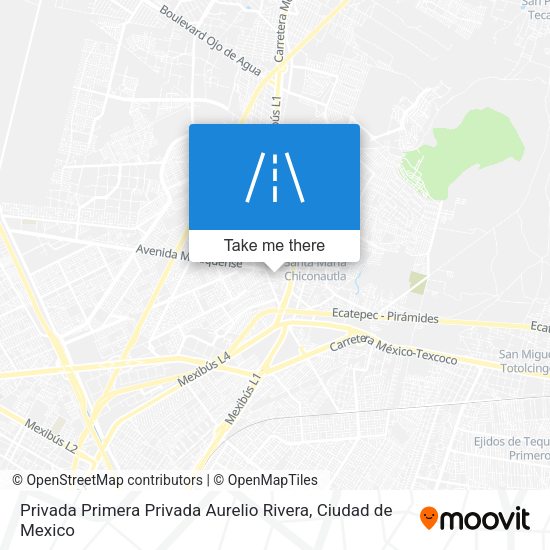 Privada Primera Privada Aurelio Rivera map