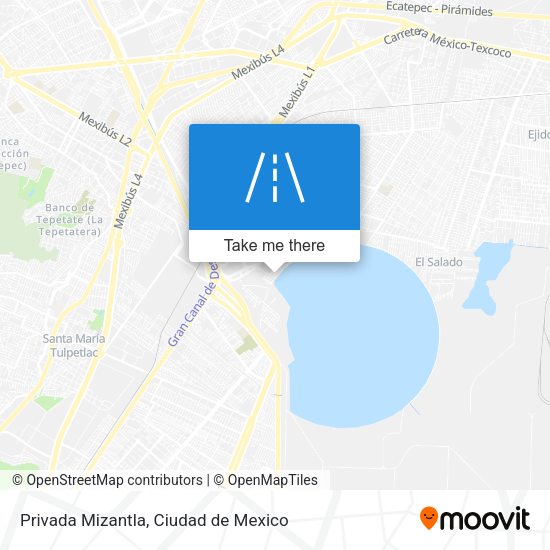 Privada Mizantla map