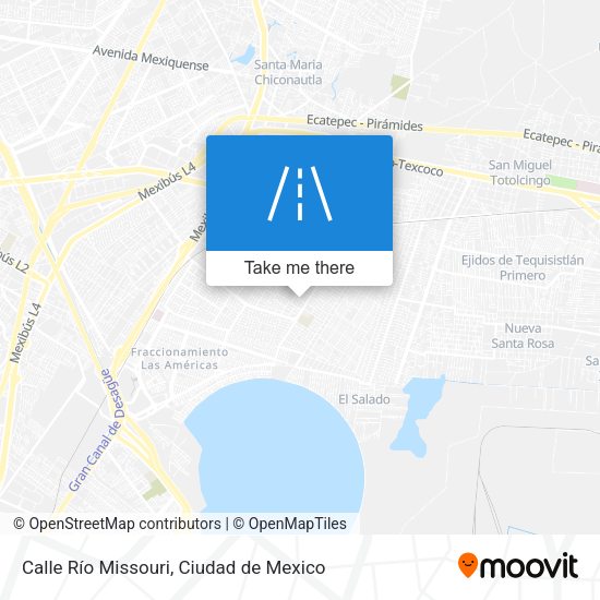 Calle Río Missouri map