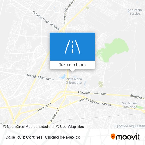 Mapa de Calle Ruíz Cortines