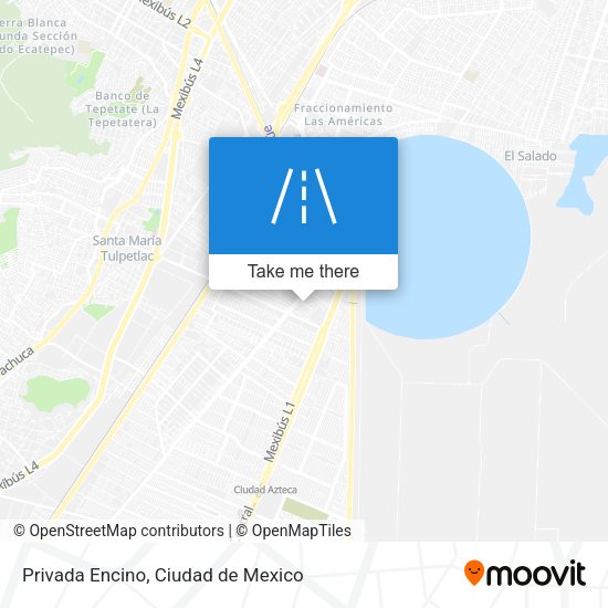 Privada Encino map