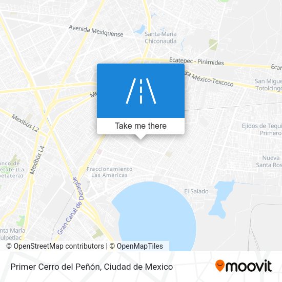 Primer Cerro del Peñón map