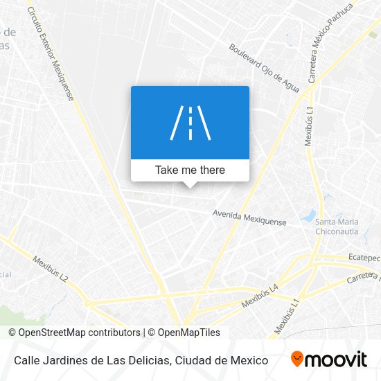 Calle Jardines de Las Delicias map
