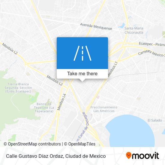 Calle Gustavo Díaz Ordaz map