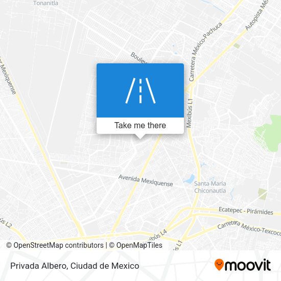Privada Albero map