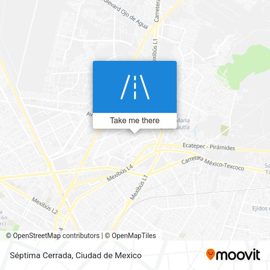 Séptima Cerrada map