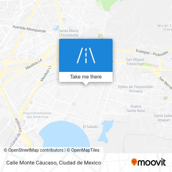 Calle Monte Cáucaso map