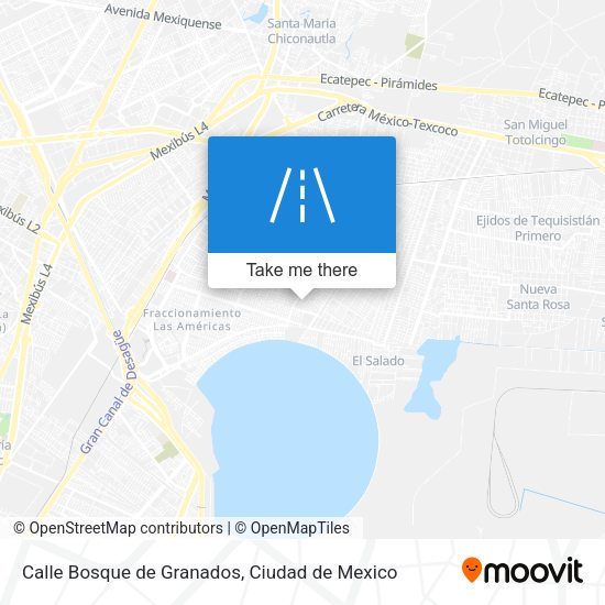 Calle Bosque de Granados map
