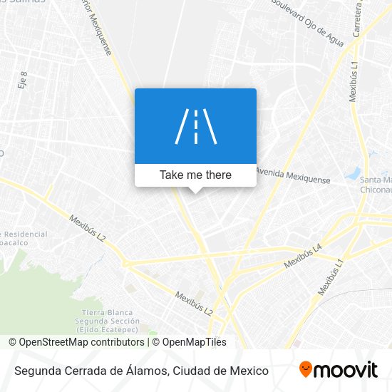 Segunda Cerrada de Álamos map