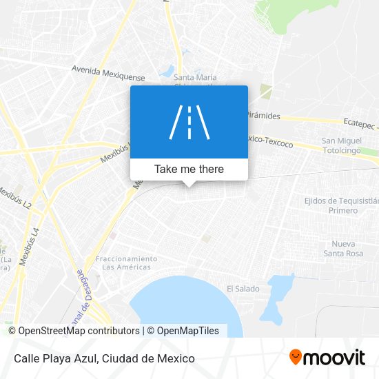 Calle Playa Azul map