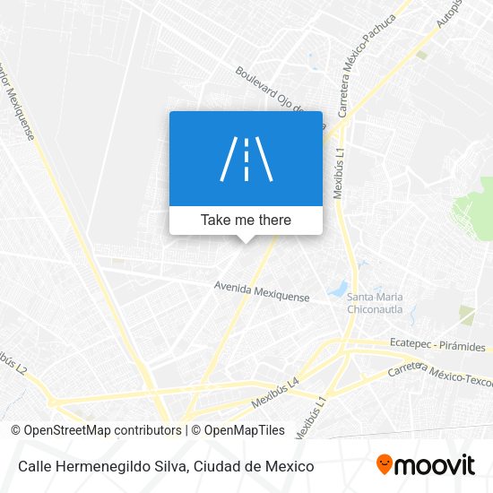 Calle Hermenegildo Silva map