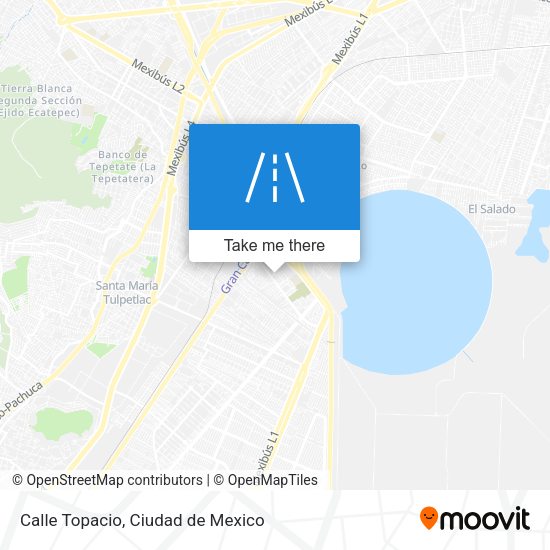 Mapa de Calle Topacio