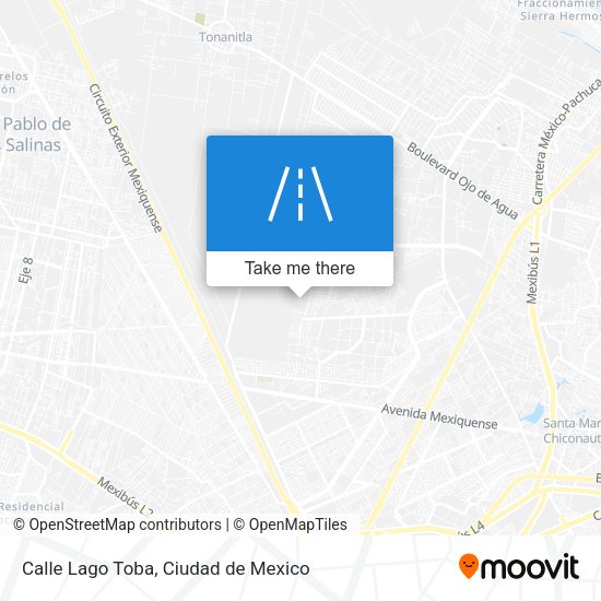 Mapa de Calle Lago Toba