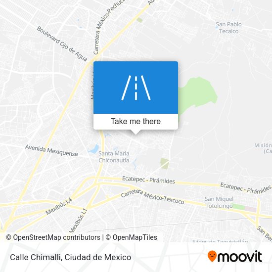 Calle Chimalli map
