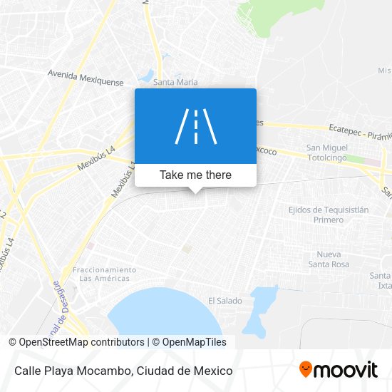 Calle Playa Mocambo map