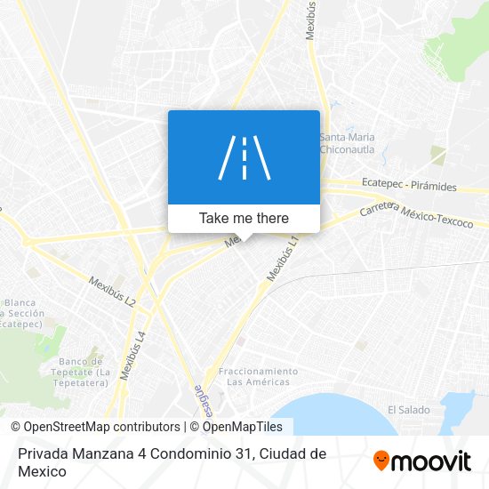 Privada Manzana 4 Condominio 31 map
