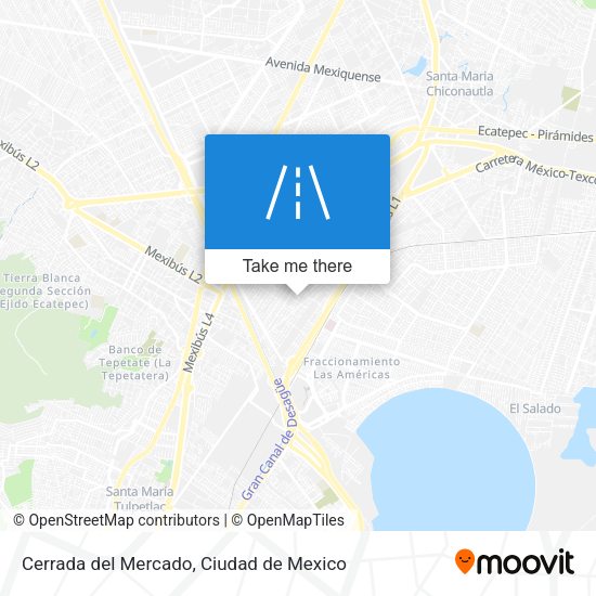 Cerrada del Mercado map