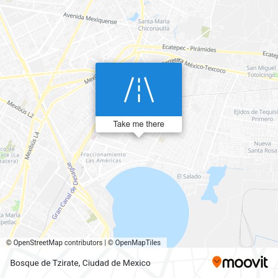Bosque de Tzirate map