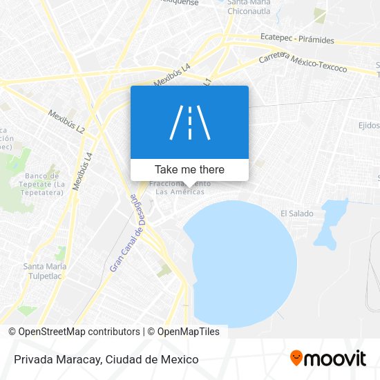 Privada Maracay map