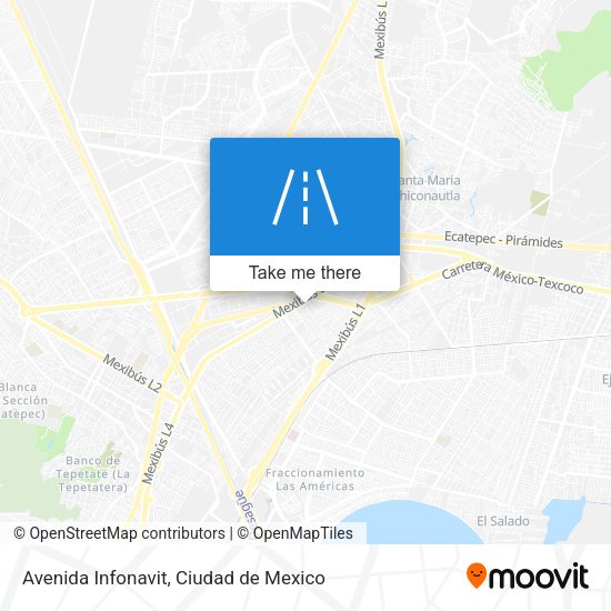 Mapa de Avenida Infonavit