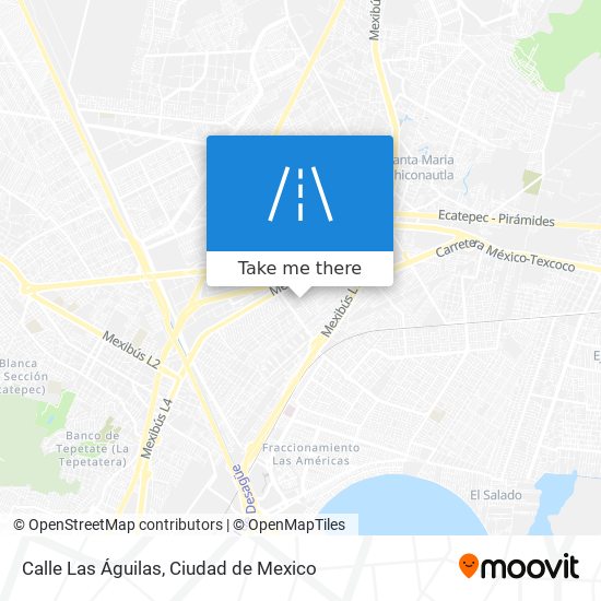 Mapa de Calle Las Águilas