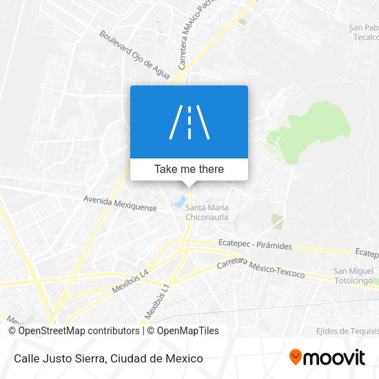 Mapa de Calle Justo Sierra