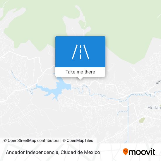 Andador Independencia map
