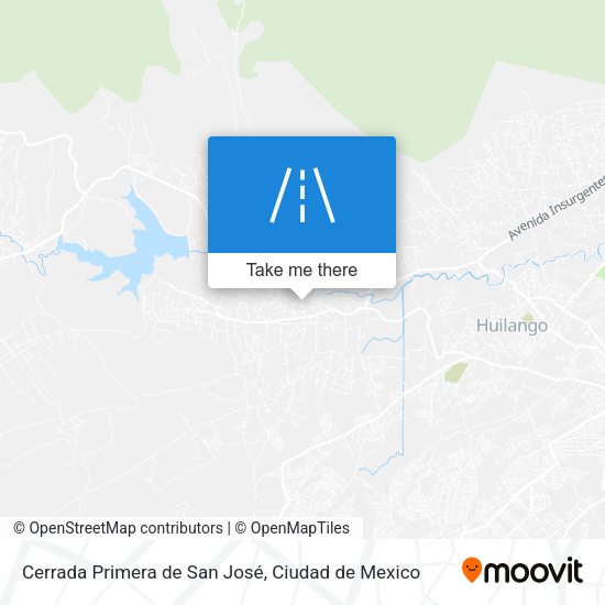 Mapa de Cerrada Primera de San José