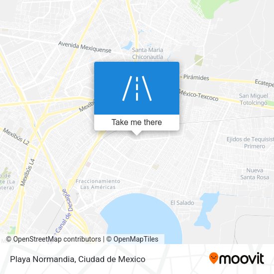 Playa Normandia map