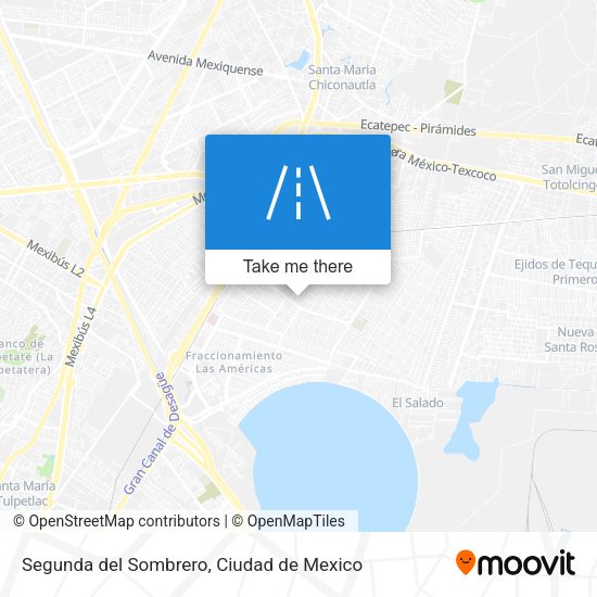 Segunda del Sombrero map