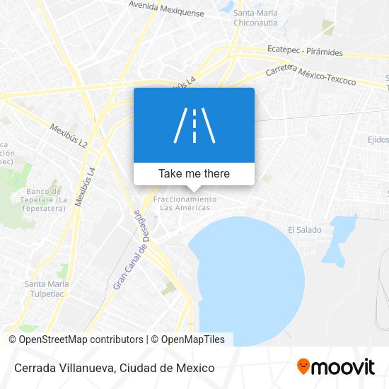 Cerrada Villanueva map