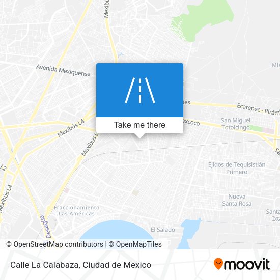 Mapa de Calle La Calabaza