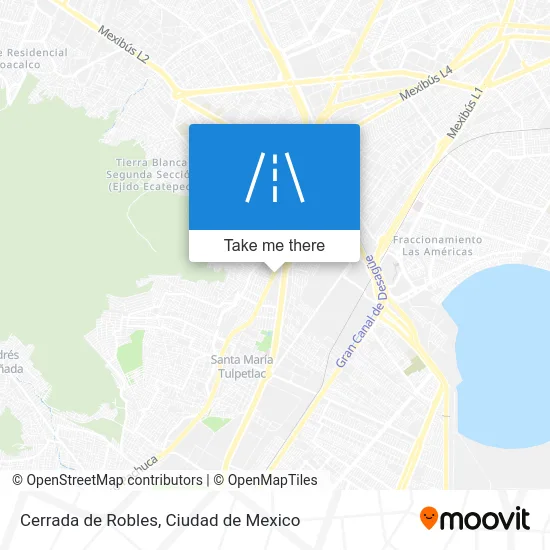 Cerrada de Robles map