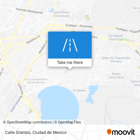 Mapa de Calle Granizo
