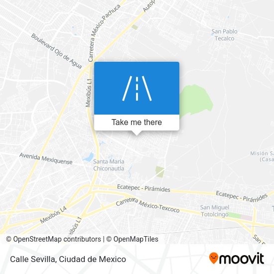 Calle Sevilla map