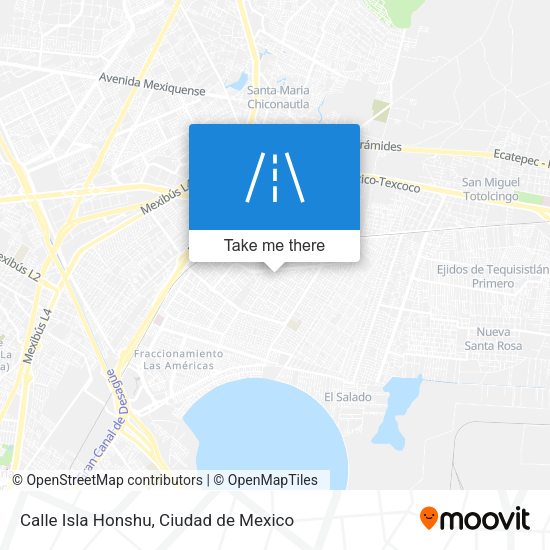 Calle Isla Honshu map