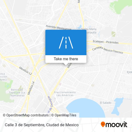 Calle 3 de Septiembre map